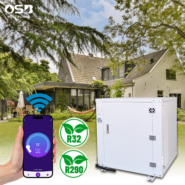 High Efficiency Silent Geothermal Heat Pump App-Controlled Heating/Cooling Hot Water